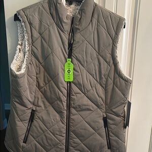 REVOLVE Taupe Quilted Women's Vest